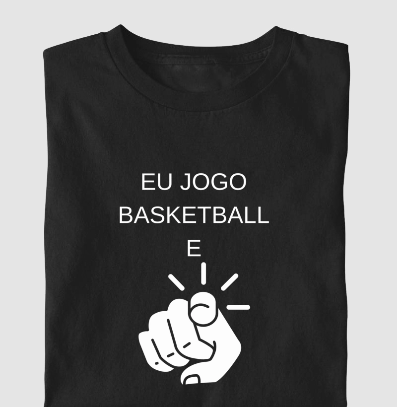 eu jogo basquete e vc?