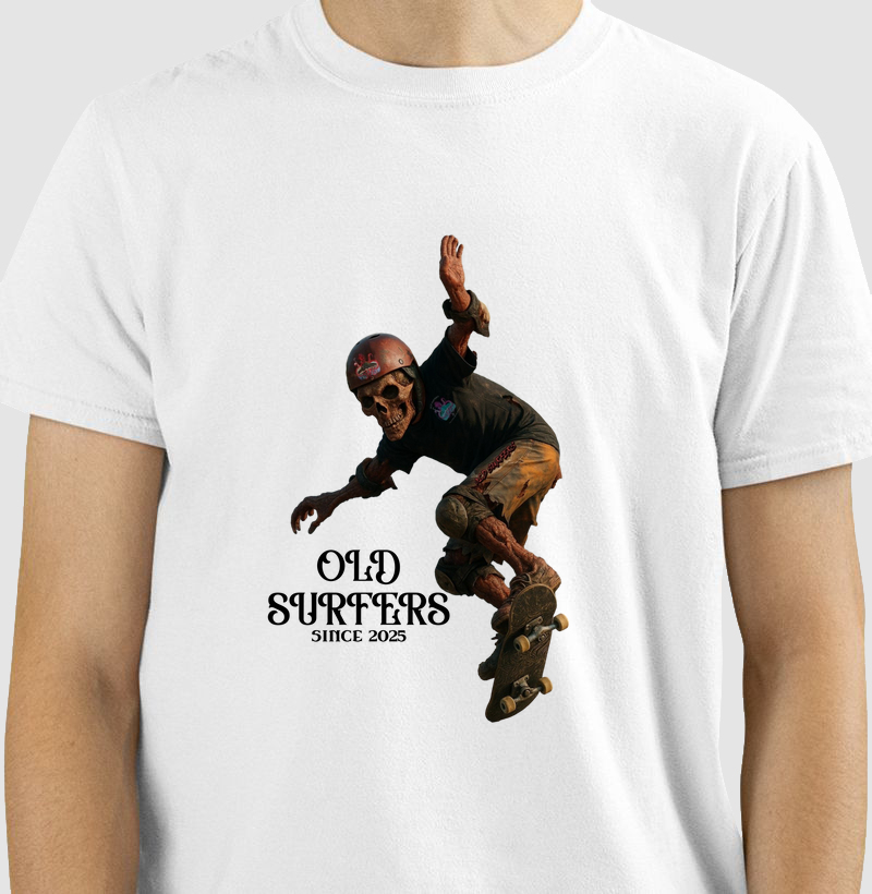 Camisa Skull Skate White