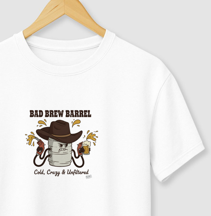 Camiseta Bad Brew Barrel – Country Beer