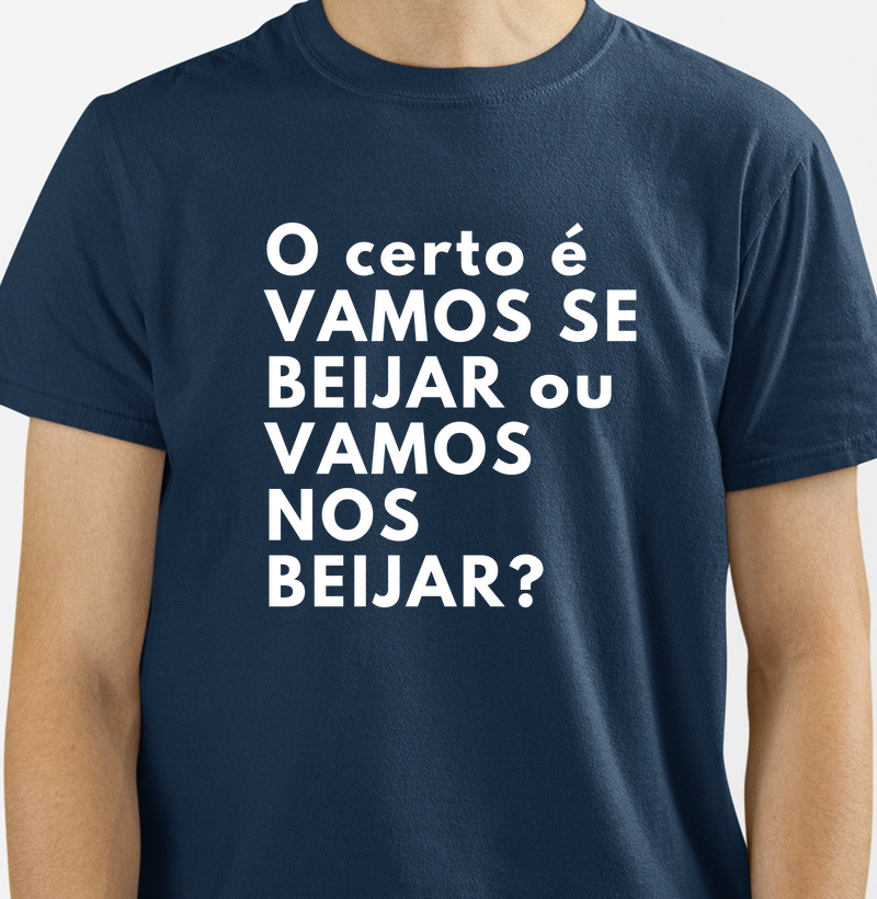 camiseta vamos nos beijar