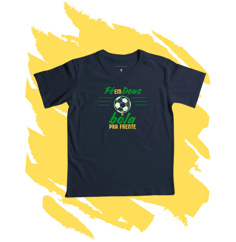 Camiseta Cristã - Brasil Cristão V1 INFA