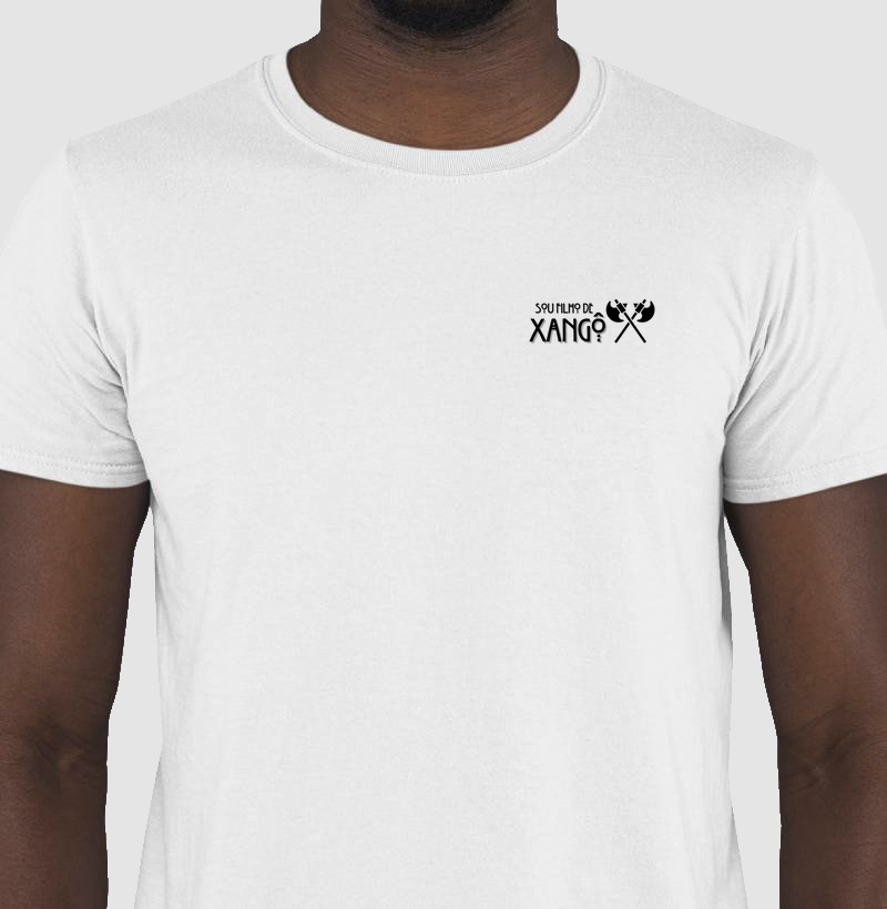 Camiseta Filho de Xangô Sombreado Bls Branca