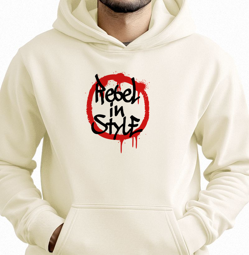 Rebel in Style: Moletom com Bolso - A Estampa que Redefine Atitude