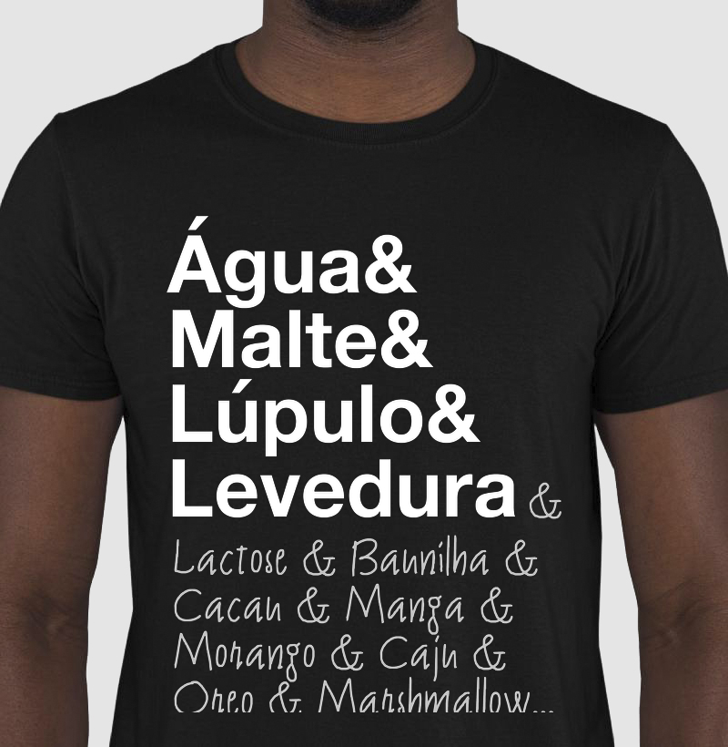 Água, malte, lúpulo, levedura e umas coisas mais