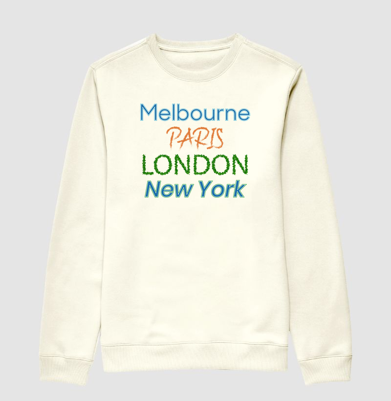 Melbourne, Paris, London, New York