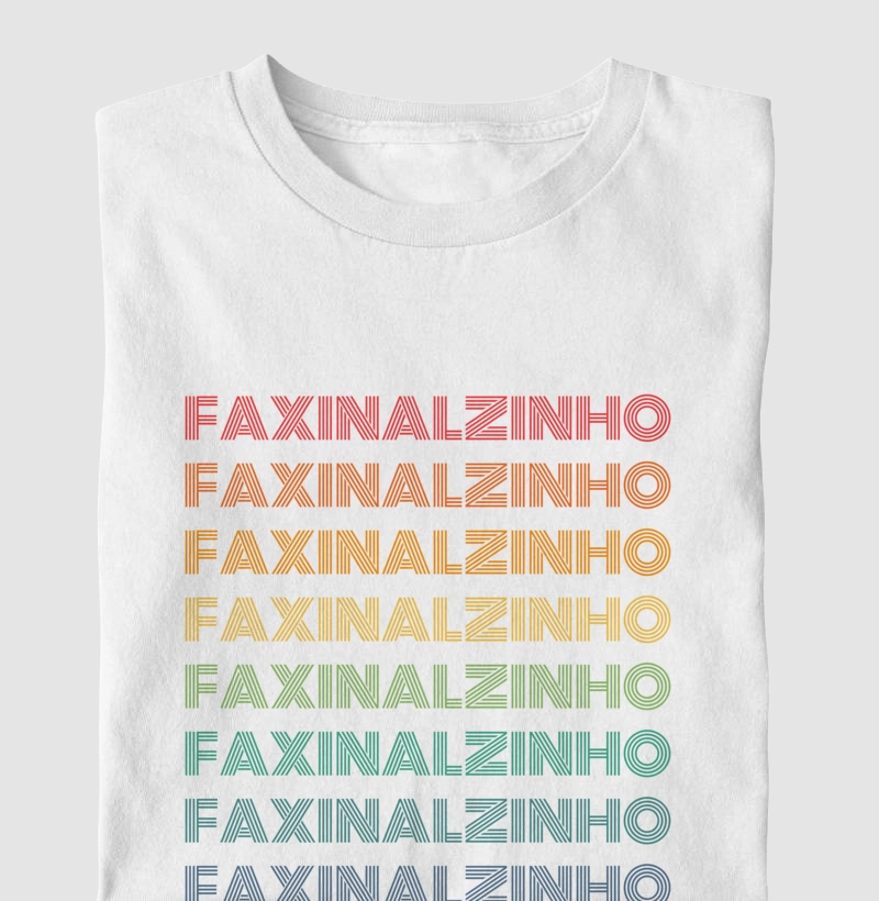 Faxinalzinho Letreiro Retrô