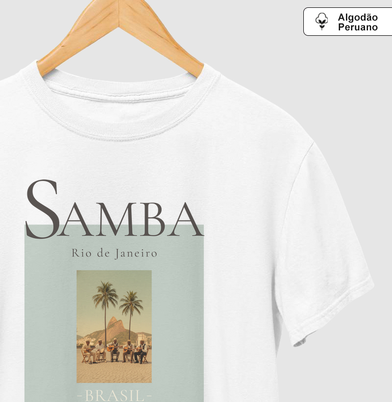 Camiseta Samba Rio de Janeiro: Ritmo e Alma Brasileira