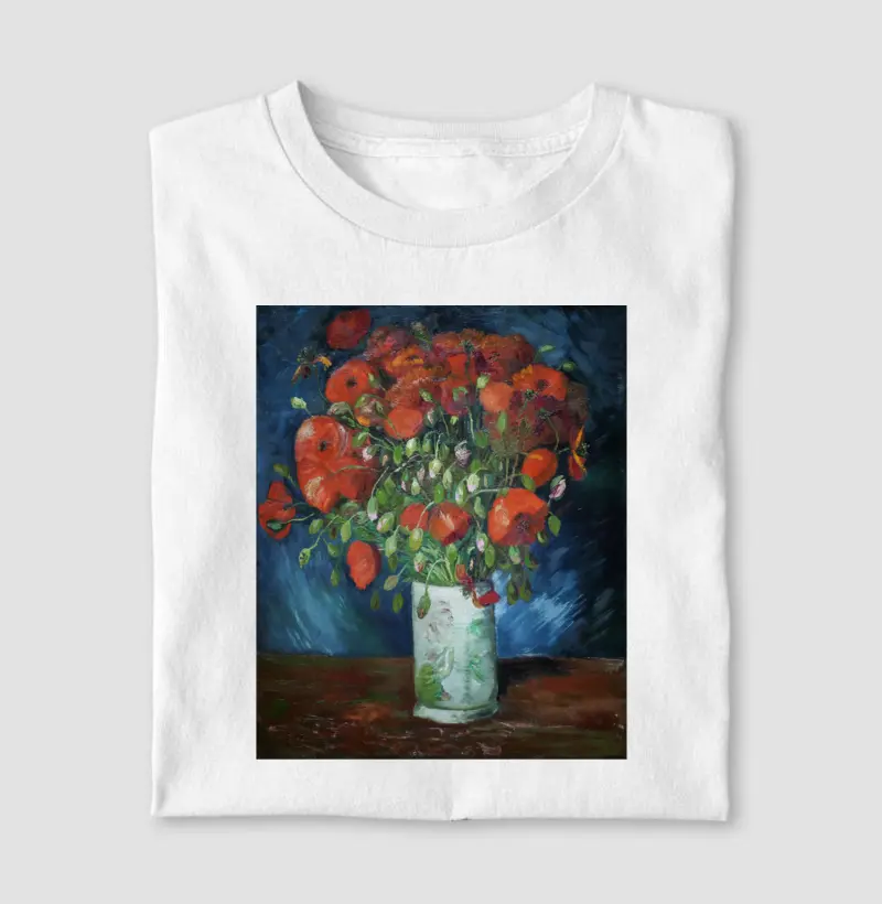 Vincent van Gogh's Vase with Poppies