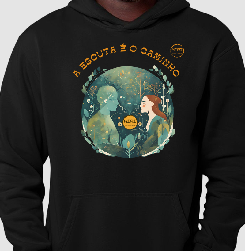 Moletom Capuz KIRI - A Escuta é o Caminho