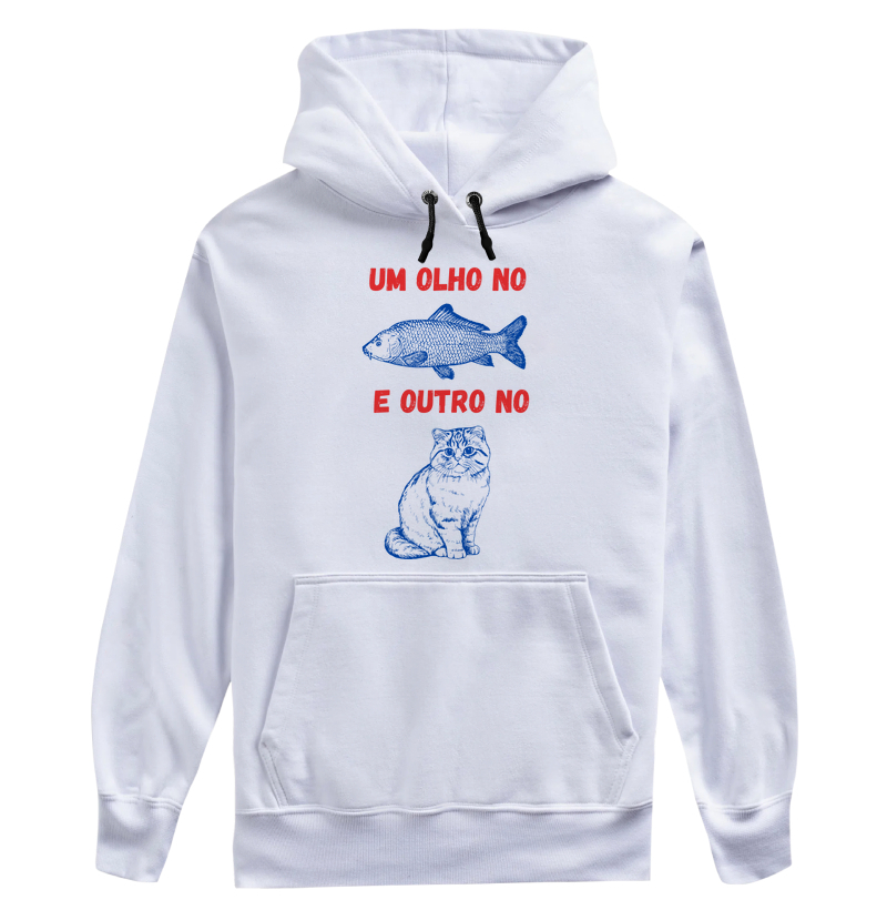 Um olho no peixe e outro no gato