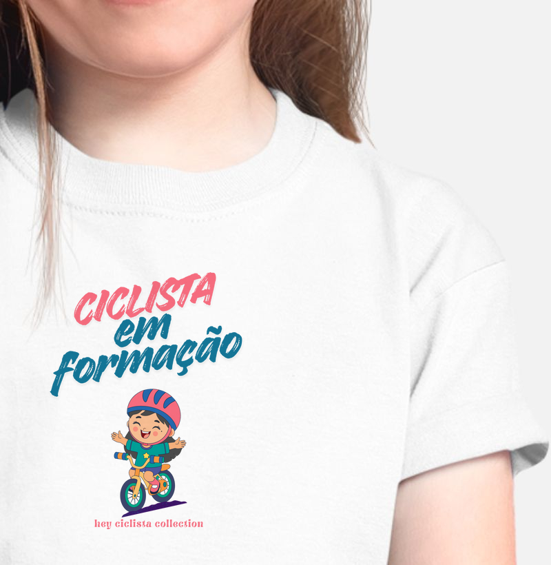 Camiseta Ciclista Em Formação (Menina)