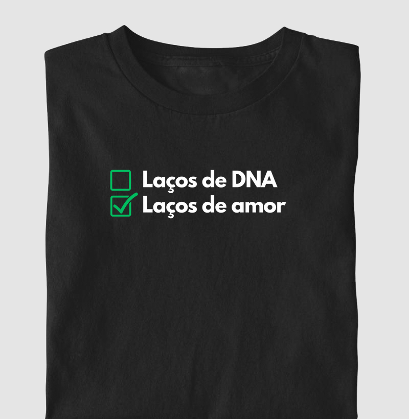 Laços de DNA (não), laços de amor (sim) (centralizado)