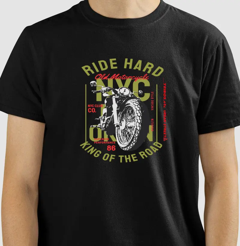 CAMISETA RESERVA.INK MASCULINA E FEMININA TRIBOS.etc OF ROADS MOTORCYCLE KING OF THE ROAD