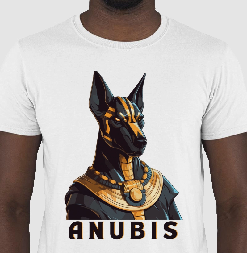 Camiseta Masculina Anúbis 4 Brc/Vm/Cz 