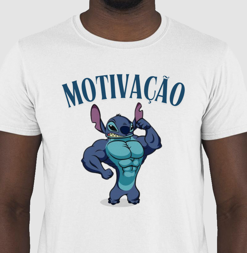 Camisa Stitch Motivação 