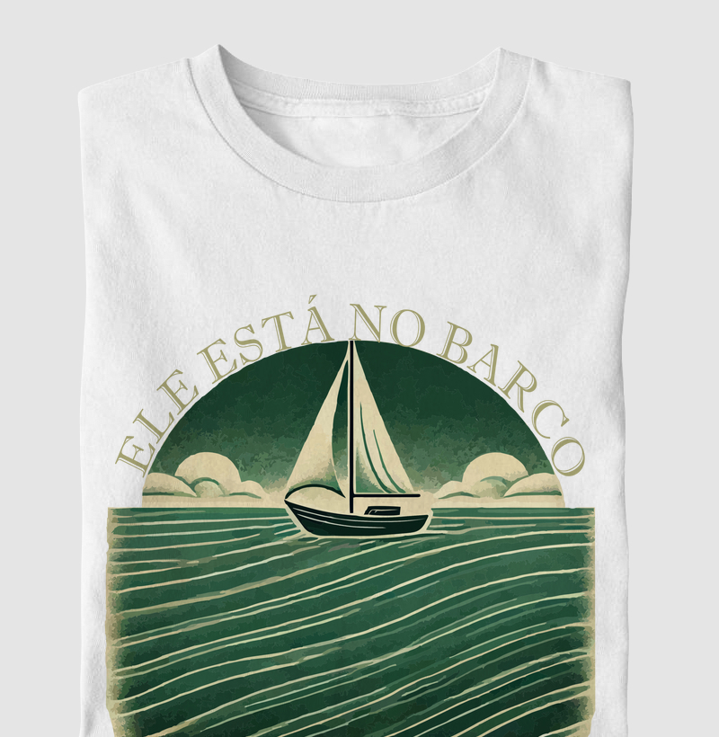 Ele está no barco! 🌊⚓