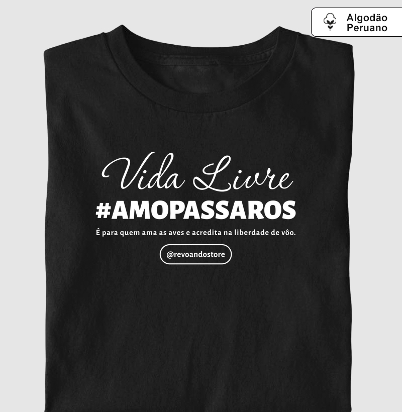 Vida Livre Branco Algodão Peruano