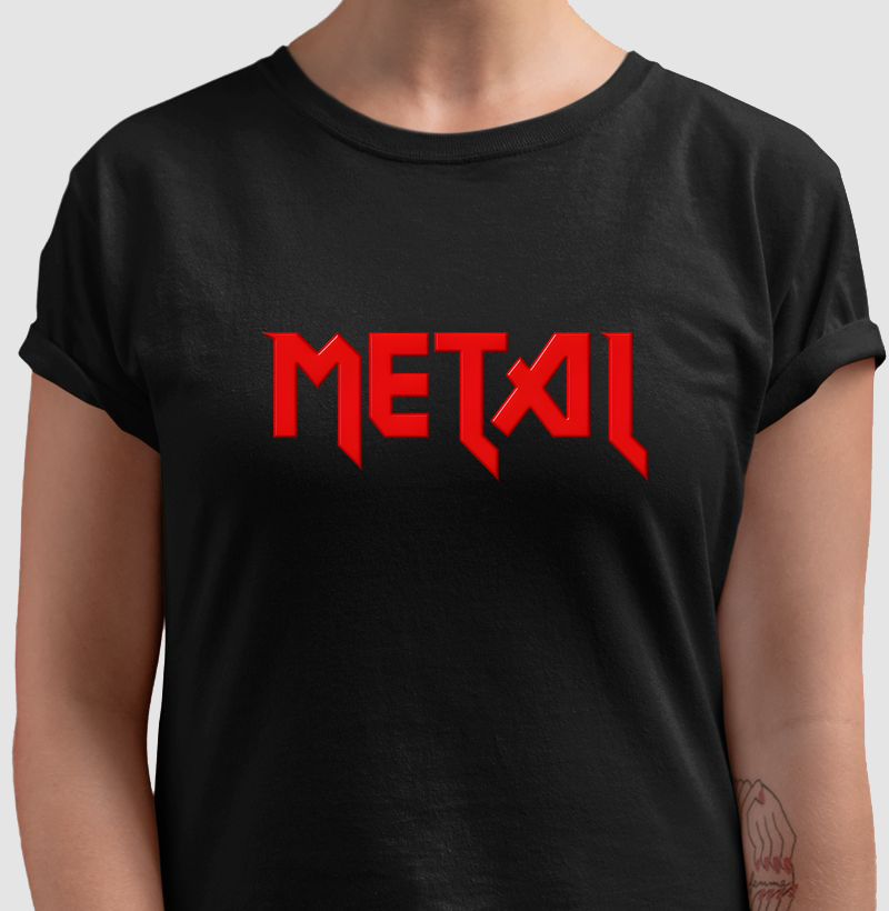 Camiseta Rock Metal