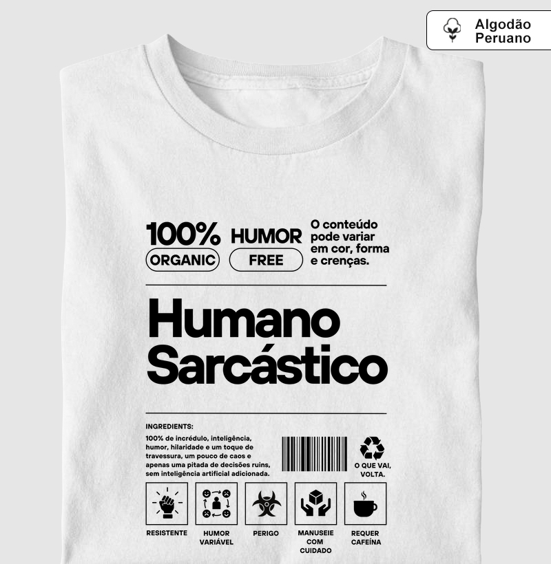 EMBALAGEM HUMANO SARCÁSTICO