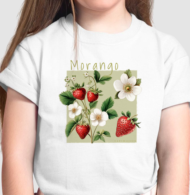 Morangos - Camiseta Infantil