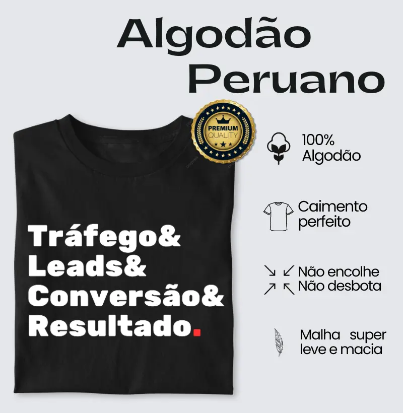 Tráfego Leads Conversão Resultado - Algodão Peruano