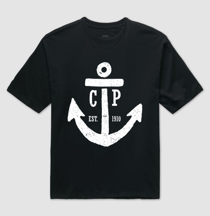 Camiseta Oversized - Âncora CP 1910