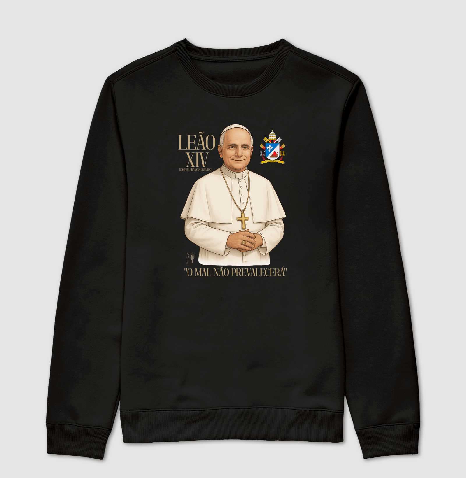 Papa Leão XIV com Brasão