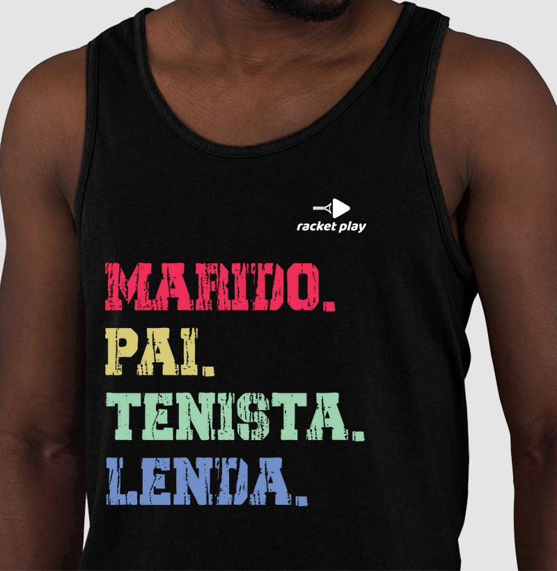 Regata Tênis - Pai Tenista Lenda