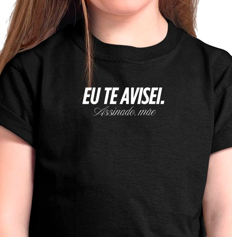 EU TE AVISEI ASSINADO MAE