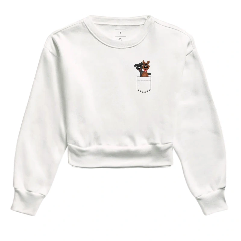 moletom cropped/ bolso Mikota e fabuloso