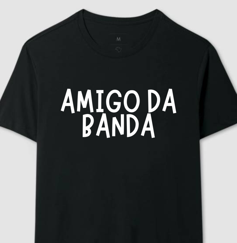 CAMISETA AMIGO DA BANDA