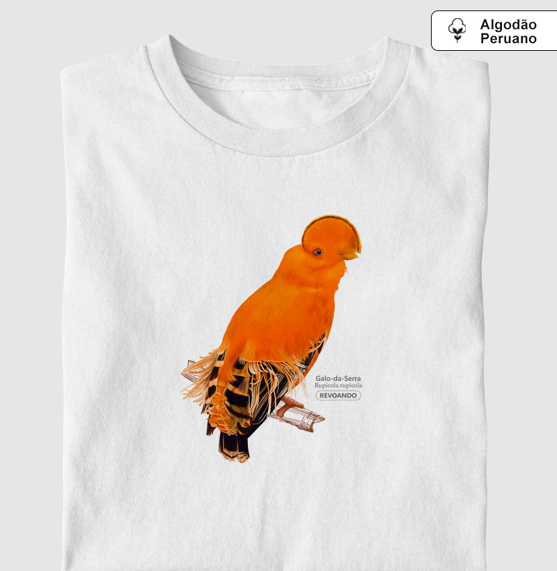 Inky Aves - Galo-da-serra - Algodão Peruano