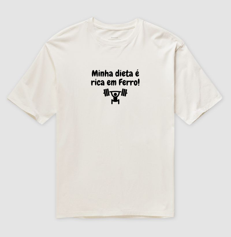 Camiseta Dieta rica em Ferro
