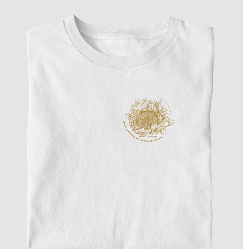 Camiseta Infantil Viver Ultrapassa — Clarice Lispector