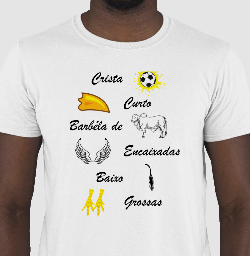 Camiseta Estampada Para Quem Reconhece Algumas Caracteristícas Buscadas no Índio Gigante: Agro,Raça, Força e Tradição.
