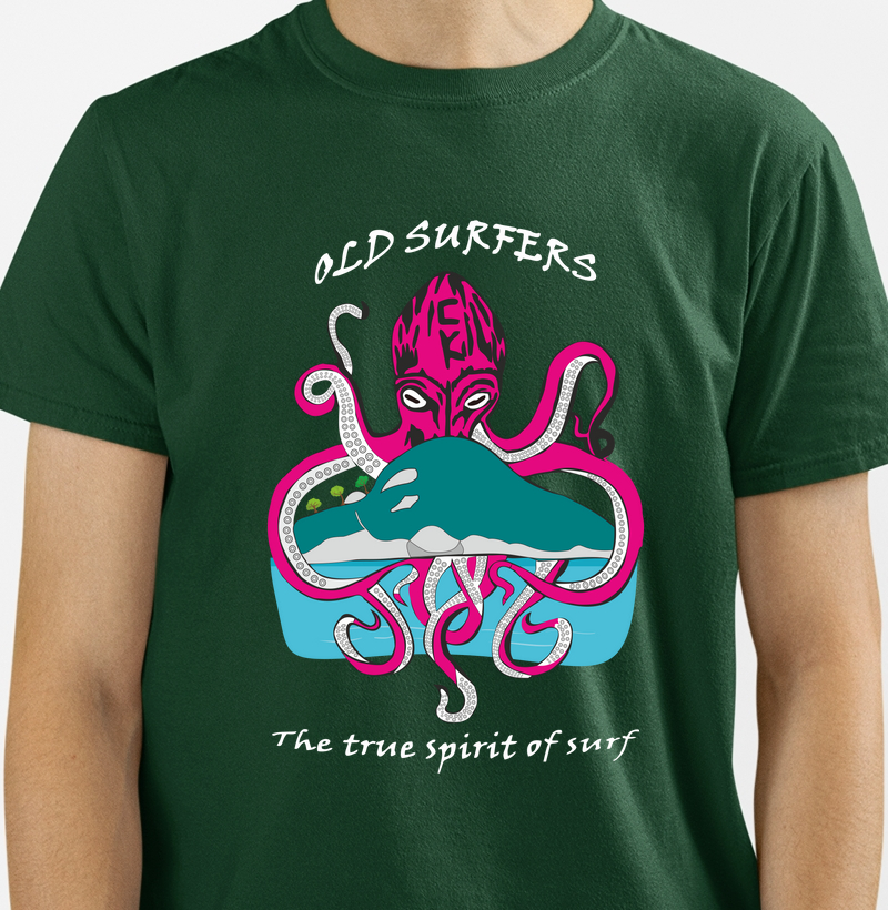 Camisa Old Surfers Black