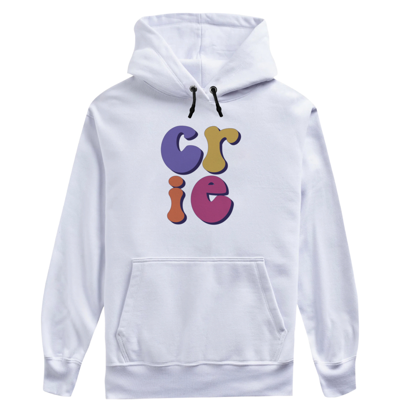 Moletom branco - Crie