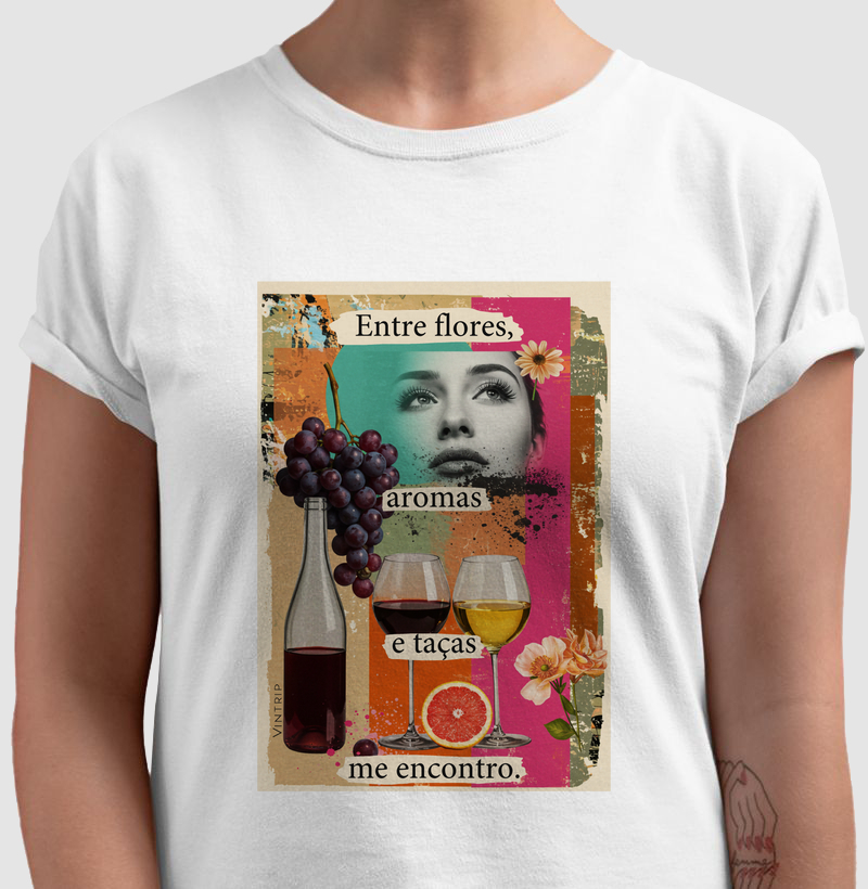 Entre flores , aromas e taças me encontro.