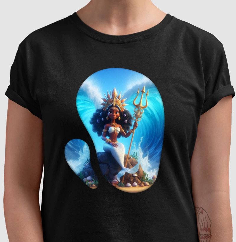 Camiseta 100% Algodão - Yemanjá