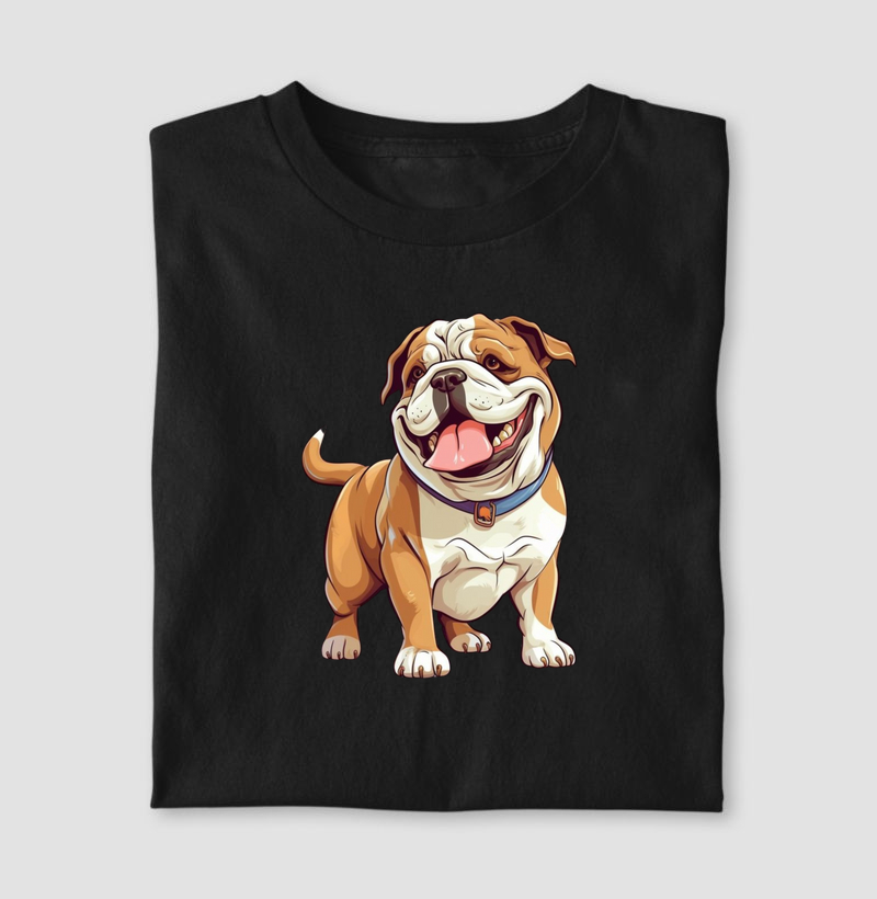 Camiseta Bulldog  Inglês