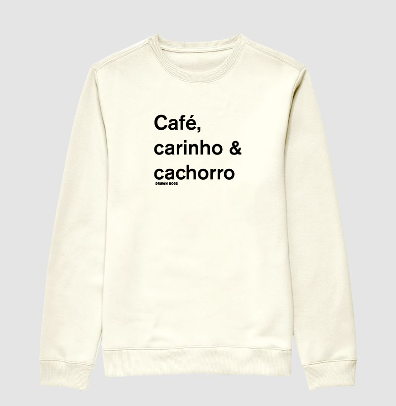 Café, carinho & cachorro
