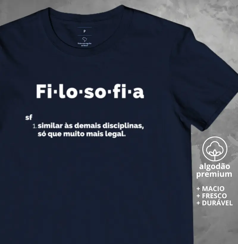 Camiseta Verbete Filosofia