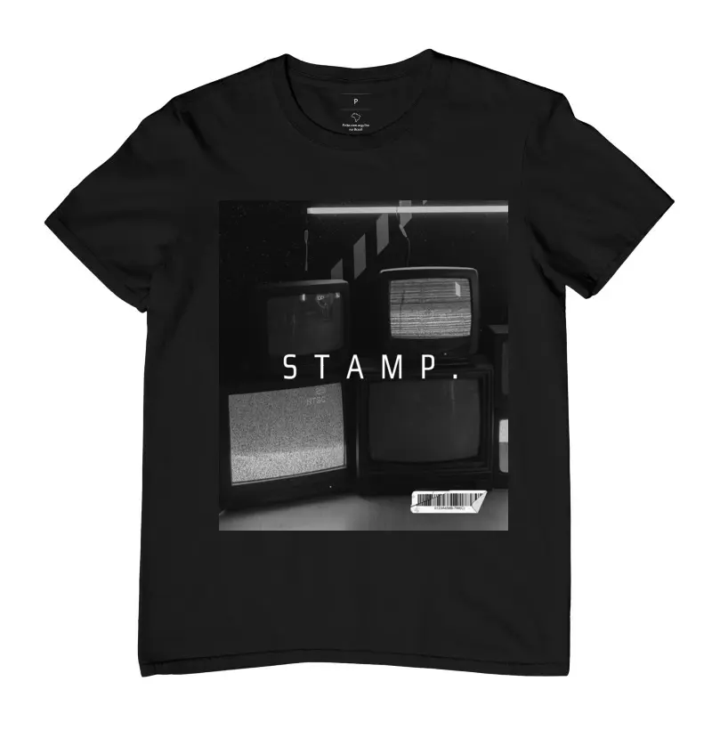 CAMISETA STAMP. TV - MASCULINA