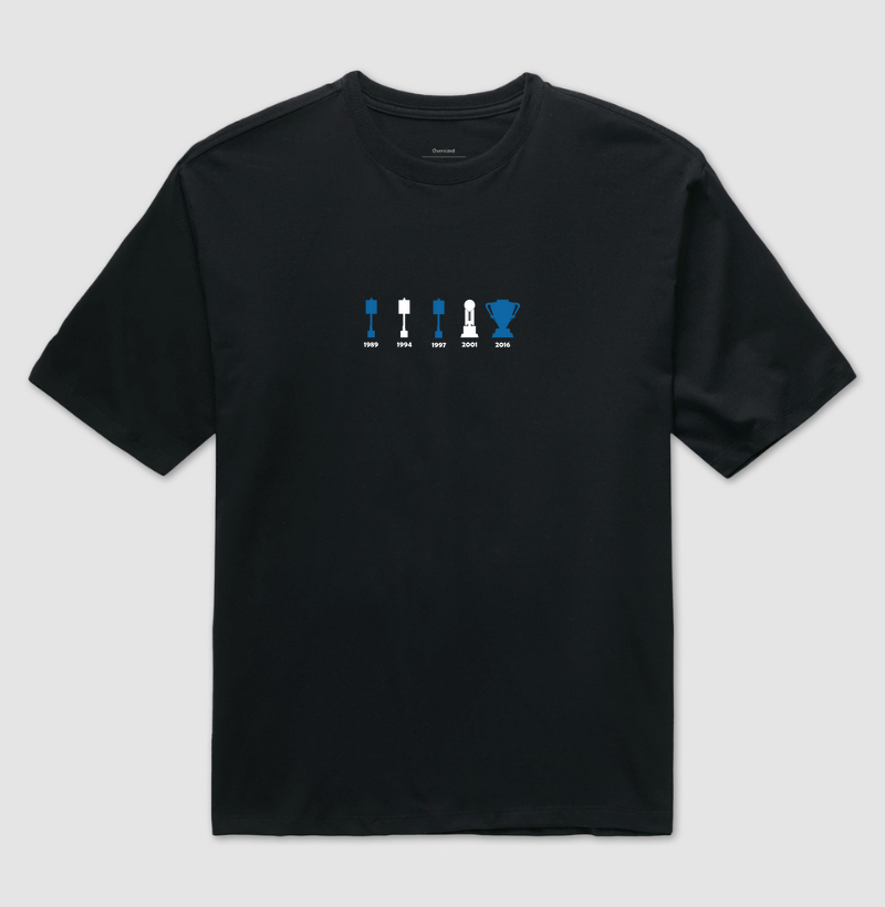 Camiseta Oversized Copas