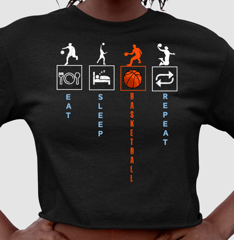 Eat Sleep Basketball Repeat