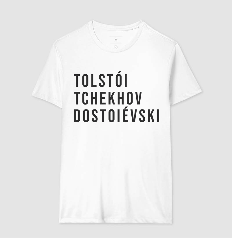Camiseta Escritores Russos