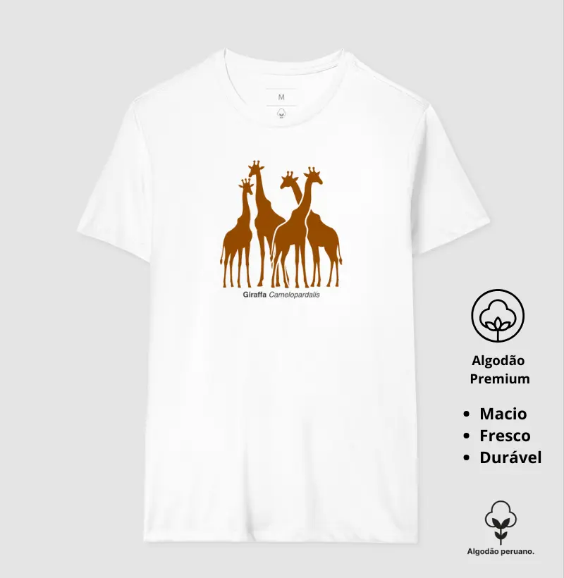 Camiseta Animalis 100% Algodão Peruano