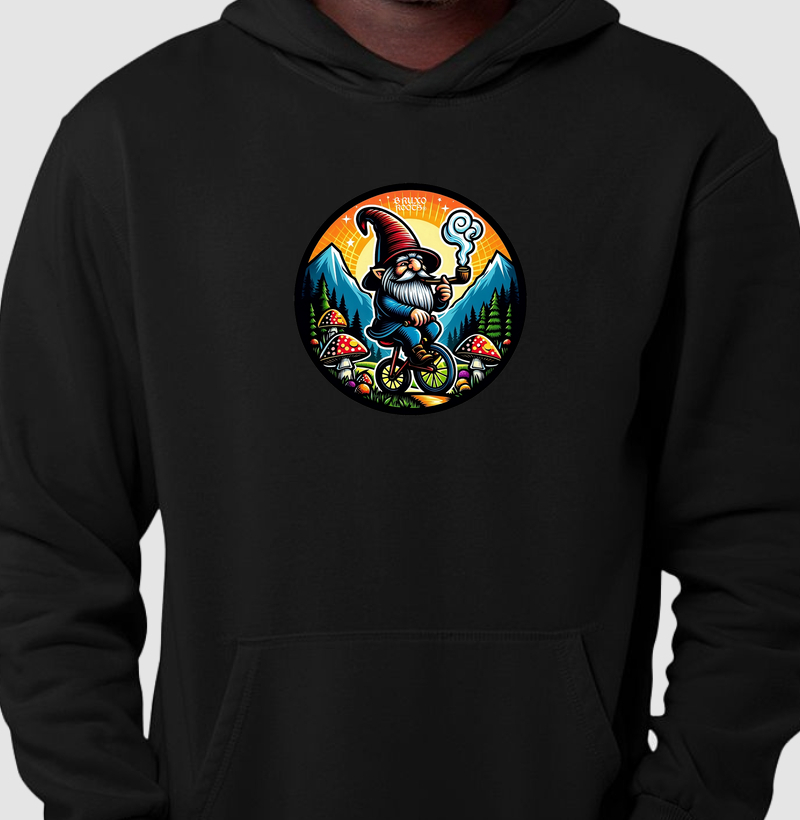 Moletom com Capuz BR00018 Gnomo da Paz V2