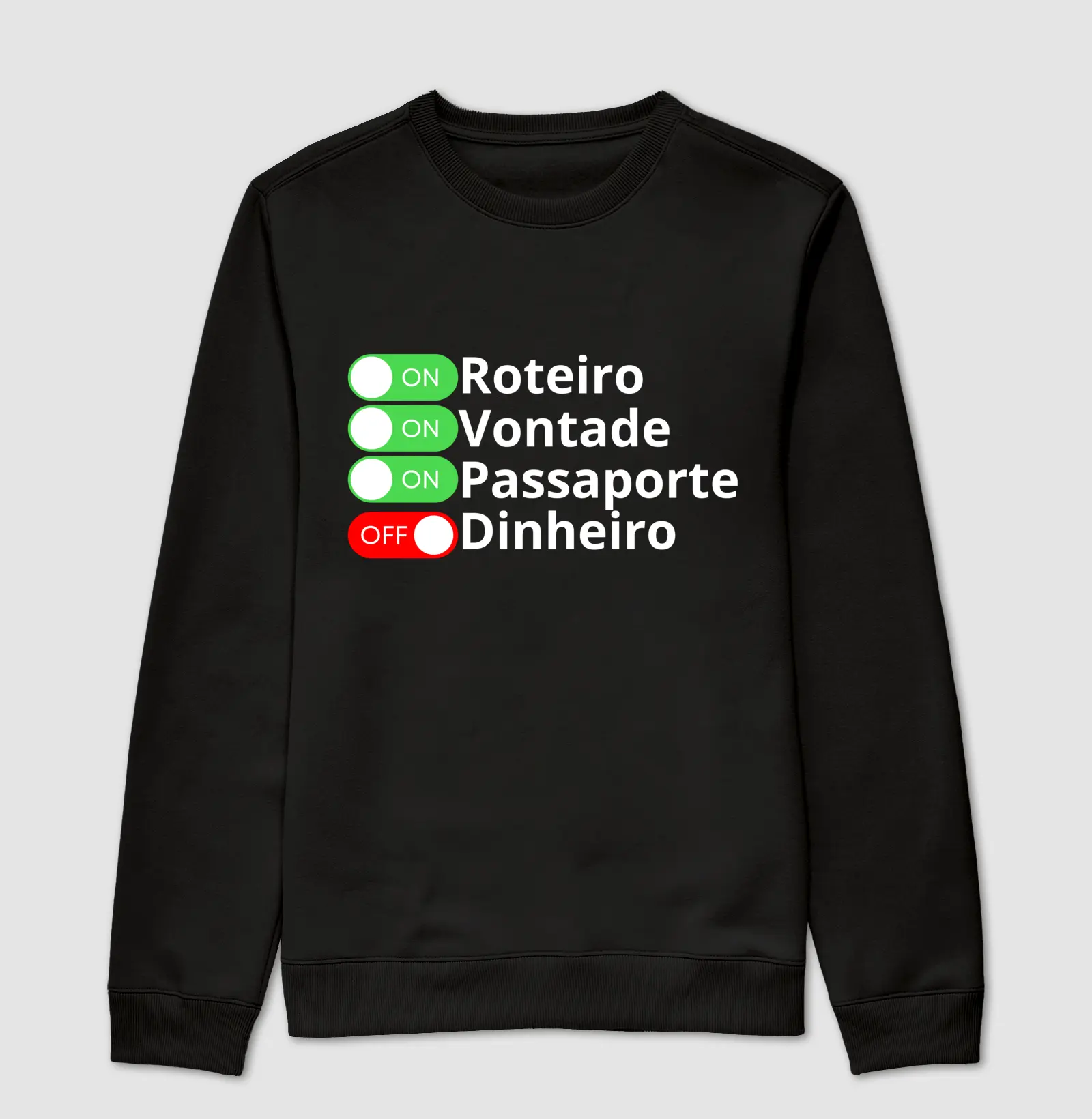 Tudo pronto pra viagem