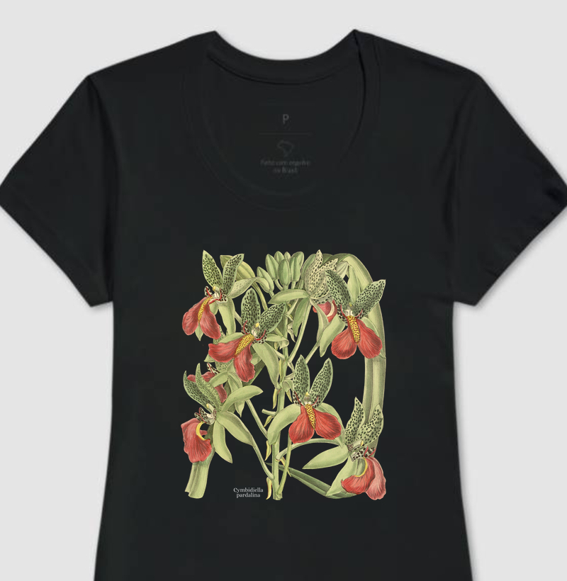 Camiseta Feminina Cymbidiella pardalina